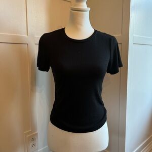 basic black tee